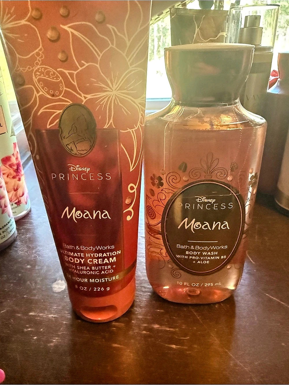 Disney Princess Moana Bath & Body Set in Pink NWT